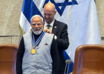 प्रधानमंत्री मोदी को इजरायली संसद का सर्वोच्च सम्मान : ‘स्पीकर ऑफ द नेसेट’ मेडल से नवाजे गए