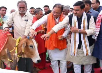  गौधाम योजना का शुभारंभ : मुख्यमंत्री ने कहा – गाेधन संरक्षण की दिशा में महत्वपूर्ण पहल