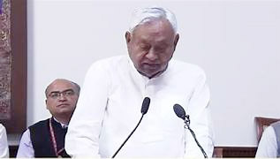 नीतीश कुमार ने राज्यसभा सदस्य के रूप में शपथ ली : बिहार को 14 अप्रैल को मिल सकता है नया मुख्यमंत्री