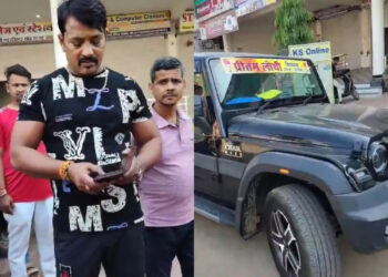शिवपुरी में भाजपा विधायक के बेटे ने थार से 5 लोगों को रौंदा :  वीडियो में घायलों को ही सुनाने लगा खरी-खोटी