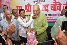 पूर्व मंत्री रविंद्र चौबे का 70वां जन्मदिन बना जनआशीर्वाद दिवस : जगह-जगह भव्य स्वागत कर समर्थकों ने काटा केक