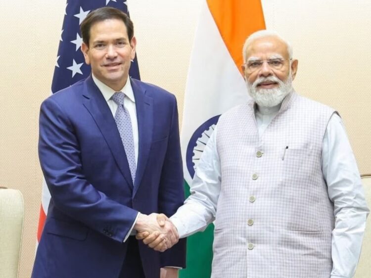 पीएम मोदी को अमेरिका आने का न्योता :  प्रधानमंत्री से मिले अमेरिकी विदेश मंत्री मार्को रुबियो