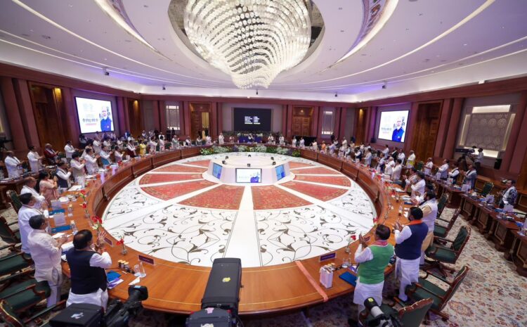 NDA की बैठक में शामिल हुए मुख्यमंत्री विष्णुदेव साय : मोदी सरकार के 12 साल आदिवासी उत्थान और नक्सलमुक्ति का स्वर्णकाल
