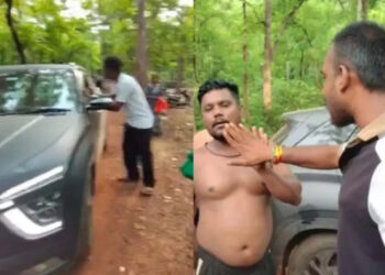 पर्यटन स्थल चिंगरापगार में एंट्री रोकने पर भारी बवाल: दुर्ग के युवकों और स्थानीय ग्रामीणों के बीच खूनी संघर्ष, कार में तोड़फोड़ के बाद थाना घेरा