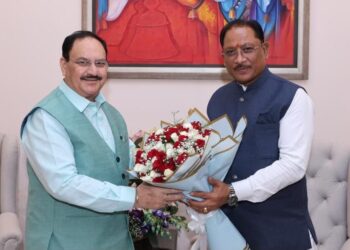 मुख्यमंत्री साय ने केंद्रीय स्वास्थ्य मंत्री जेपी नड्डा से की मुलाकात : छत्तीसगढ़ में स्वास्थ्य सेवाओं के विस्तार पर की चर्चा