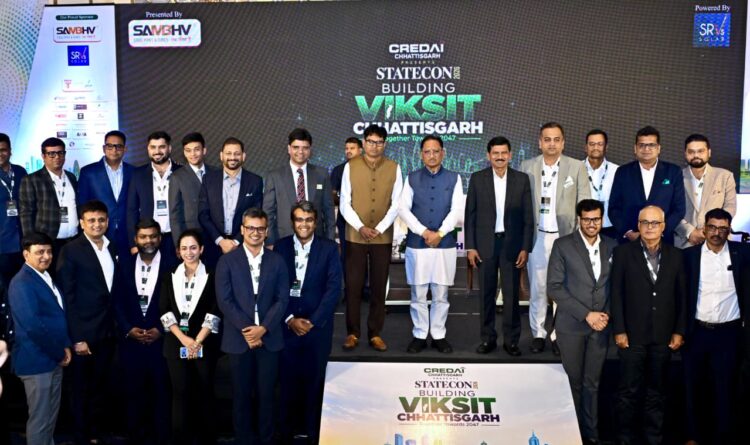 छत्तीसगढ़ में रियल एस्टेट सेक्टर की अहम भूमिका : मुख्यमंत्री साय बोले – आधुनिक शहरों, गुणवत्तापूर्ण आवास और मजबूत अधोसंरचना पर रहेगा विशेष जोर