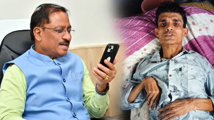 मुख्यमंत्री की पहल : शशिकांत को एम्स रायपुर में कराया भर्ती, 4 लाख की आर्थिक सहायता स्वीकृत