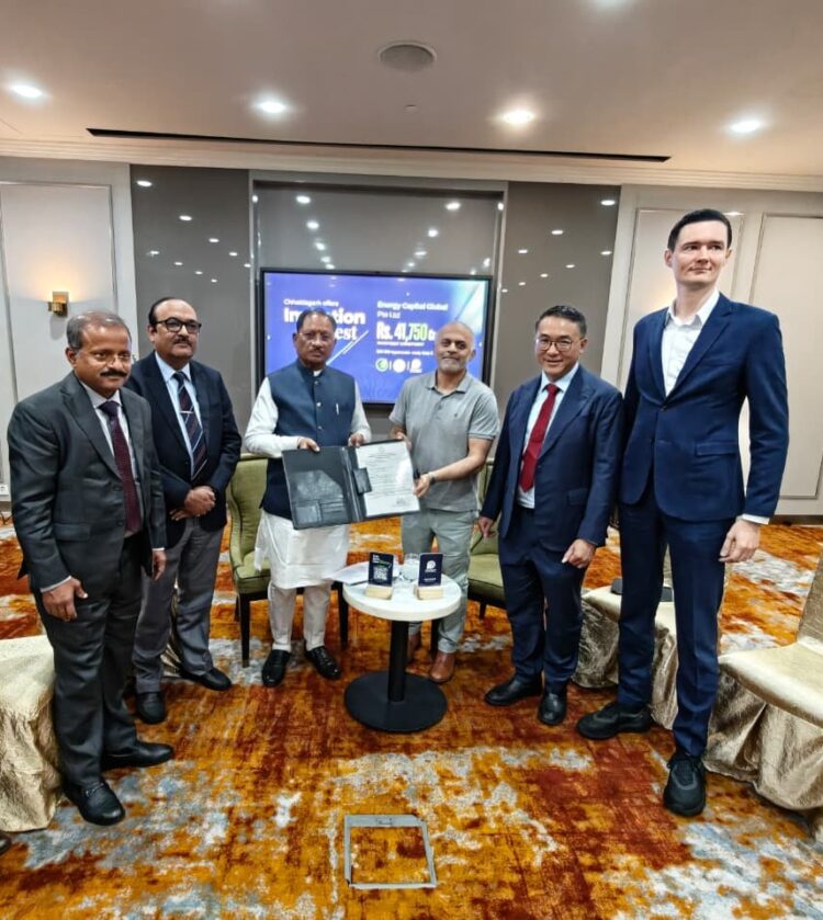सिंगापुर की एनर्जी कैपिटल ग्लोबल : छत्तीसगढ़ में एआई-रेडी डेटा सेंटर कैंपस में करेगी 41,750 करोड़ का निवेश