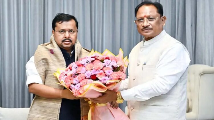 भाजपा के राष्ट्रीय अध्यक्ष से मिले मुख्यमंत्री साय : छत्तीसगढ़ से जुड़े मुद्दों पर की चर्चा