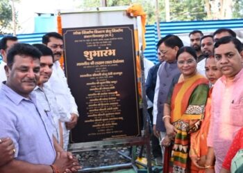 कोरबा में वायशेप अंडरब्रिज निर्माण :  उद्योग मंत्री लखन लाल देवांगन ने किया शुभारंभ