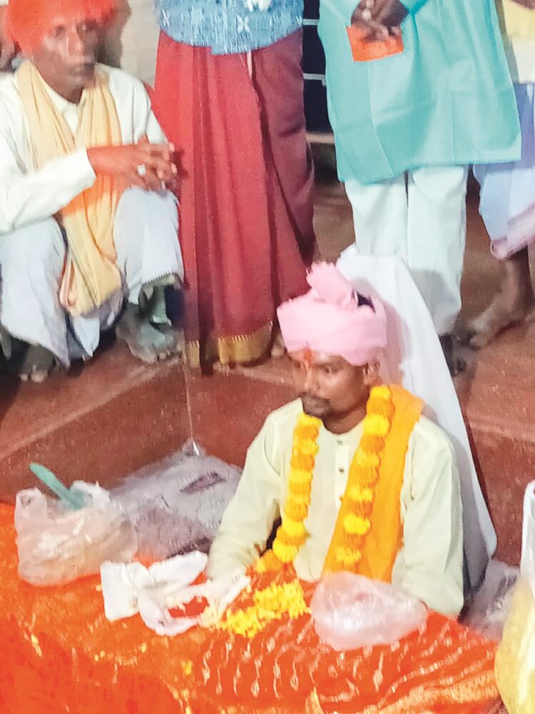 मावली माता मंदिर में जोगी बिठाई की रस्म पूरी : तपस्या में बैठे जोगी